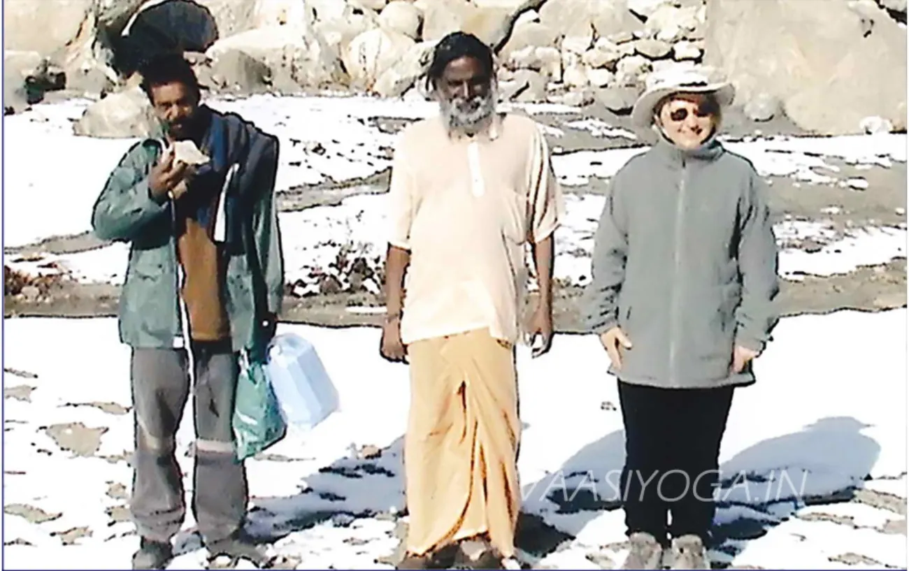 Swamiji with Disciples in Himalayas